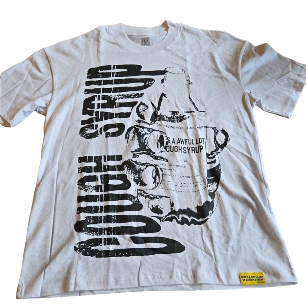 Awful Lot of Cough Syrup Grenade Tee Medium NWOT